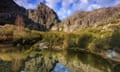 Landscape at Natural Park of Serra da Estrela<br>Mountain Landscape with glacial lake in the Natural Park of Serra da Estrela