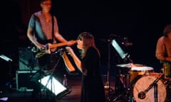 Musician Cat Power for Moon Pix at the Sydney Opera House . Vivid Sydney. NSW. Australia.