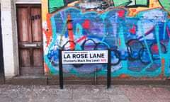 La Rose Lane, formerly Black Boy Lane, in Tottenham.