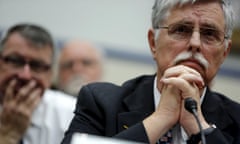 Amtrak President and CEO Joseph Boardman testifies before a House Transportation and Infrastructure hearing  in Washington on 2 June 2015.