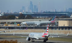 American Airlines planes are seen at the tarmac of JFK International Airport in New York