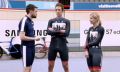 Jack Whitehall and Bradley Wiggins in a Samsung ad