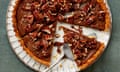 Meera Sodha's pumpkin pie with caramelised maple pecans.