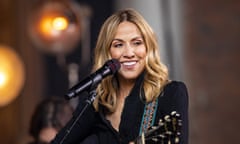 CMT Crossroads: Sheryl Crow &amp; Friends<br>NASHVILLE, TN - AUGUST 22: Sheryl Crow performs with Holly Laessig and Jess Wolfe of Lucius during CMT Crossroads: Sheryl Crow &amp; Friends at Clementine Hall on August 22, 2019 in Nashville, Tennessee. (Photo by Brett Carlsen/Getty Images for CMT/Viacom)