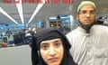 Tashfeen Malik, Syed Farook<br>This July 27, 2014, file photo provided by U.S. Customs and Border Protection shows Tashfeen Malik, left, and Syed Farook, as they passed through O'Hare International Airport in Chicago. The husband and wife died on Dec. 2, 2015, in a gun battle with authorities several hours after their assault on a gathering of Farook's colleagues in San Bernardino, Calif. The prosecutor's office says information contained in an encrypted iPhone could help finally answer whether there was a third assailant in the San Bernardino terror attack that killed 14 people.The district attorney's brief is among many weighing in on the fight between Apple and the federal government over unlocking the county-owned iPhone used by shooter Syed Farook. (U.S. Customs and Border Protection via AP, File)