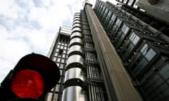 The Lloyd's building in the City of London.