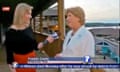 Vicki Gardner being interviewed by Alison Parker.