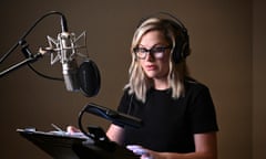 Amy Poehler records the voices of Duncan and Annie for Duncanville.