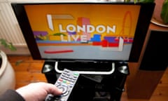 TV screen showing London Live