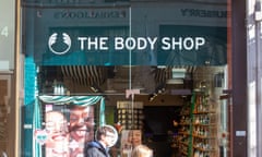 A branch of The Body Shop in central London