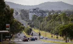 Looking down Burwood Highway towards Knox City