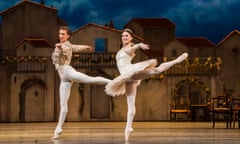 Marianela Nuňez and Vadim Muntagirov in Don Quixote by the Royal Ballet at Royal Opera House.