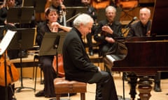 András Schiff with the OAE at the Royal Festival Hall.