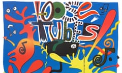 Detail from a  poster for the jazz ensemble Loose Tubes, designed by Bob Linney in 1986