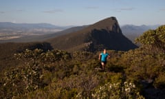 Australian Champion 24-hour mountain biker Jess Douglas turns to a different form of ultra trail exploration running up Mt Abrupt in the Grampians, Australia.