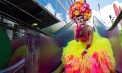 Dammitt Janet poses ahead of the Gay and Lesbian Mardi Gras parade