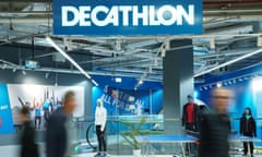 Decathlon shop interior