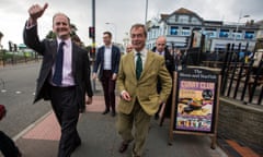 Nigel Farage and Douglas Carswell in Clacton for the 2014 byelection