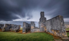 Ruins of the Constable’s Quarters in Kingston and Arthur’s Vale Historic Area, Norfolk Island.