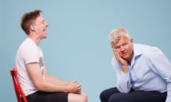 John Robins (left) and Adrian Chiles.