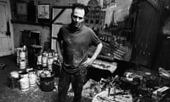 ‘My vision of painting was of an explosion’ … Auerbach in his studio in the 1970s.