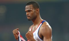 Germaine Mason pictured after clinching the silver medal in the high jump final in Beijing.