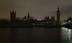 The Houses of Parliament mark WWF’s Earth Hour, in London.