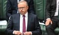 Anthony Albanese in parliament today. ‘I will continue to listen to people and communities and consult Indigenous Australians about a way forward,’ he said in the wake of the voice referendum defeat.