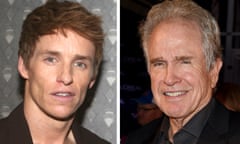 ‘Whatever you need’ … Eddie Redmayne and Warren Beatty.