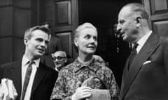 Fascist leader Oswald Mosley with his wife Diana and their son Max.