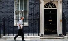 Dominic Cummings outside No 10.