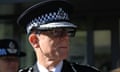The recently appointed Metropolitan police commissioner, Sir Mark Rowley