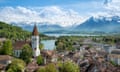 The historic city of Thun, in Bern Switzerland<br>The historic city of Thun, in the canton of Bern in Switzerland