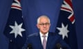 Australian prime minister Malcolm Turnbull at a press conference in Sydney.