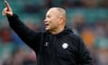 Eddie Jones at the Barbarians’ match against Fiji at Twickenham on Saturday.