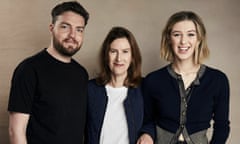 Actor Tom Burke, director Joanna Hogg and actor Honor Swinton-Byrne at Sundance.