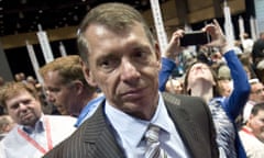 Vince McMahon stands at Republican state convention in Hartford, Conn., Friday, May 18, 2012.