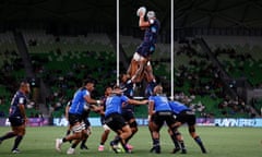 Super Rugby Pacific Rd 2 - Melbourne Rebels v Western Force<br>MELBOURNE, AUSTRALIA - MARCH 01: Josh Canham of the Rebels brings the ball down from a line out during the round two Super Rugby Pacific match between Melbourne Rebels and Western Force at AAMI Park, on March 01, 2024, in Melbourne, Australia. (Photo by Darrian Traynor/Getty Images)