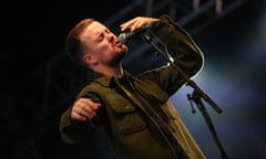 Maverick Sabre (Michael Stafford) on stage