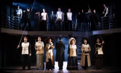 Titanic, Charing Cross Theatre.
 TO THE LIFEBOATS  Photo Scott Rylander