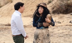 Dave Lee (guest star Ken Jeong) and Nora (Awkwafina) in Awkwafina Is Nora from Queens