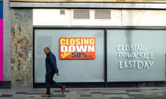 A closed-down shop in Slough