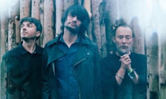 Tom Skinner, Jonny Greenwood and Thom Yorke, aka the Smile.