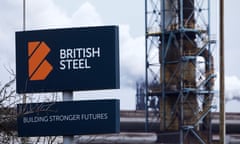 British Steel plant at Scunthorpe