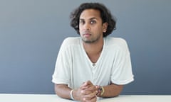 OBserver New Review<br>HI-RES - USE THIS ONE Author Guy Gunaratne photographed at Headline Publishers office, london.