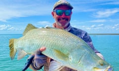 Bill Yan with barramundi caught in the Northern Territory