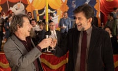 Muddled and mediocre … Mathieu Amalric and Nanni Moretti in A Brighter Tomorrow