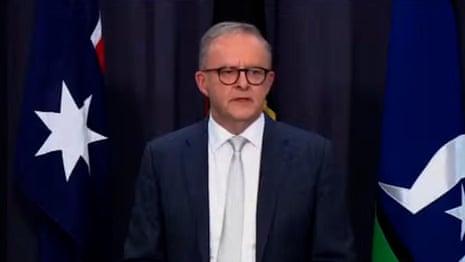 Assange 'generous in praise' of Australia's effort to secure his release, says Albanese – video