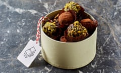 Chocolate salty balls: Helen Goh’s dried lime truffles with honey and salt.