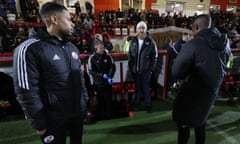 Preston Johnson is pictured in the dugout at the Lamex Stadium.